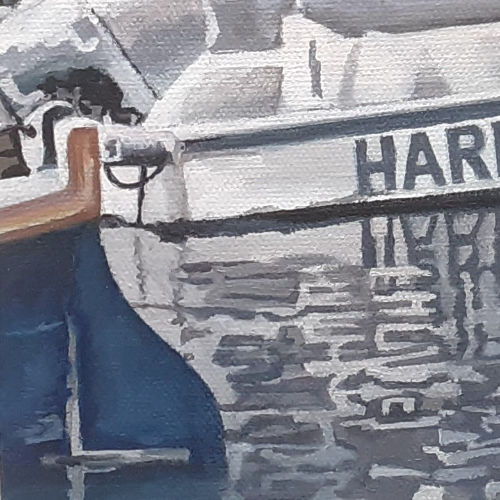 Harbour Master, Cottage Landing, Bristol close up 1