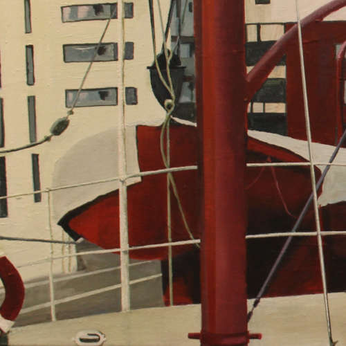 Helwick Lightship, Swansea Maritime Museum close up 2